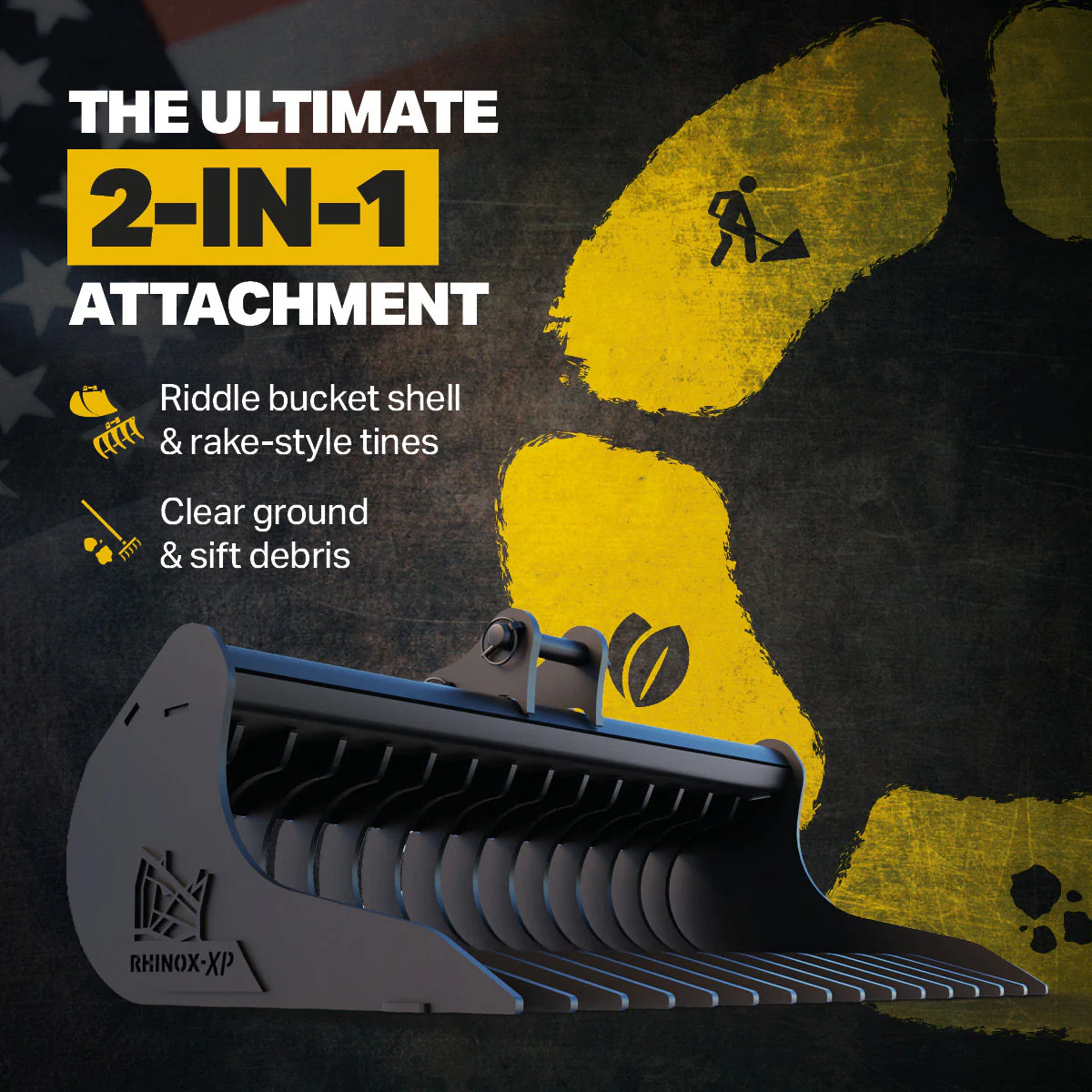 3E Rake Riddle Bucket 48" / 1200mm - Image 8