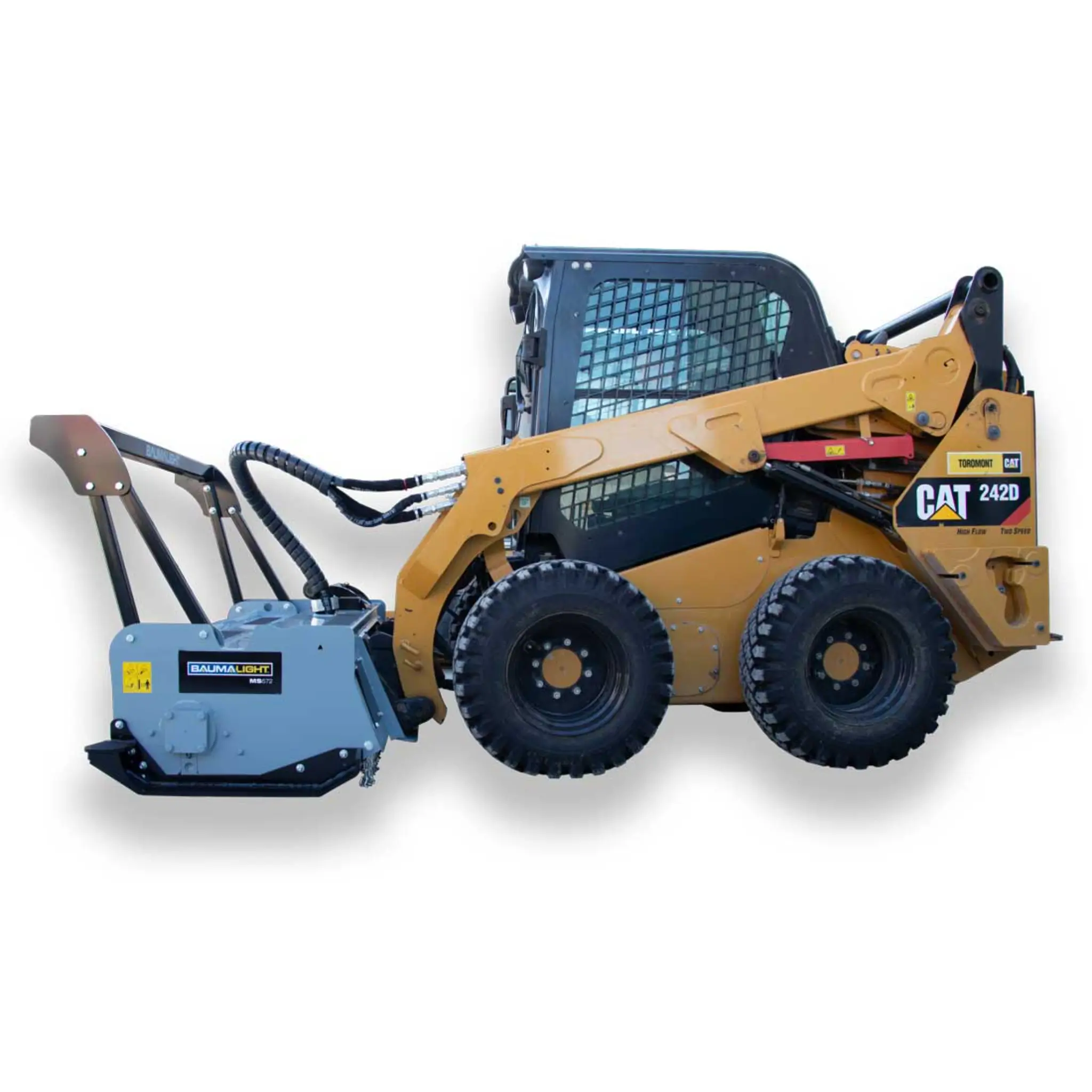 Baumalight Mulcher | MS572 Fixed Tooth Brush Mulcher For Skid Steers - Image 4