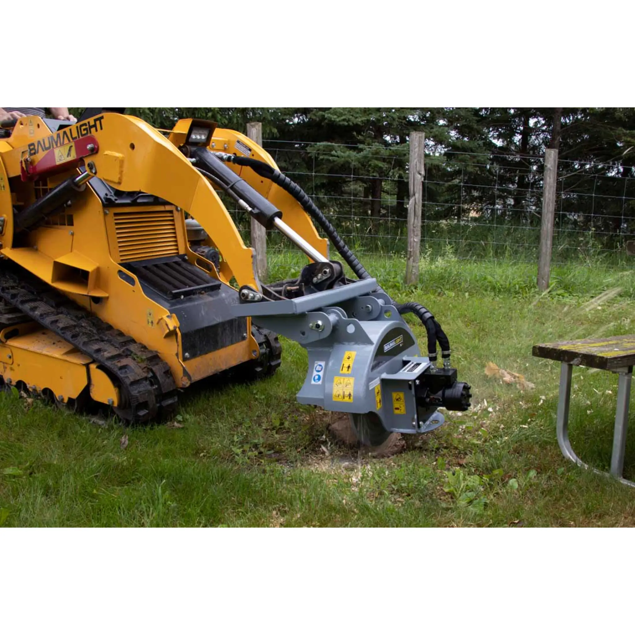 Baumalight | S14 Stump Grinder For Mini Skid Steers - Image 4