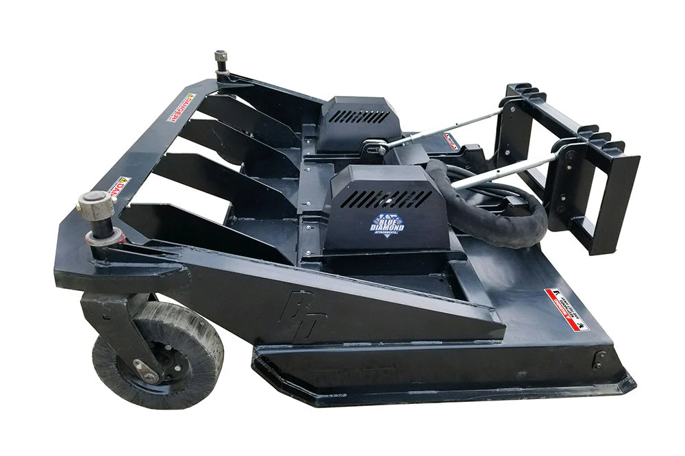 BLUE DIAMOND Brush Cutter for Skid Steer - DUAL SPINDLE MOTOR - Image 3