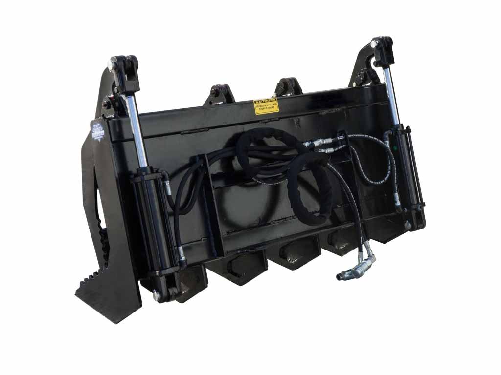 BLUE DIAMOND Grapple Rake for Mini Skid Steer - Image 2