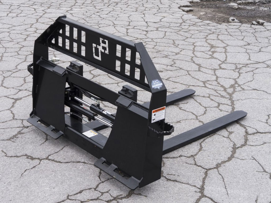BLUE DIAMOND | Hydraulic Adjusting Pallet Forks for Skid Steer - Image 3