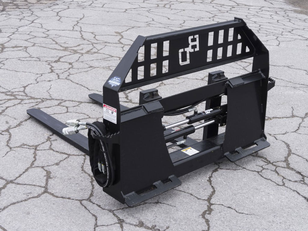BLUE DIAMOND | Hydraulic Adjusting Pallet Forks for Skid Steer - Image 4