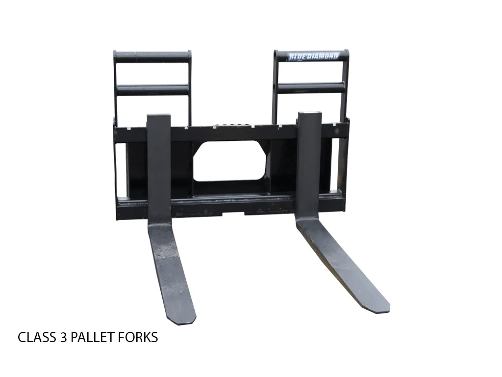 BLUE DIAMOND | Pallet Forks For Skid Steer - Class 3 - Image 3