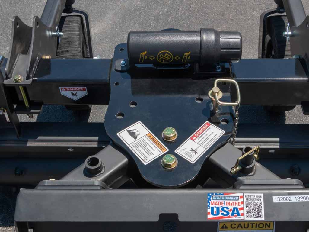 BLUE DIAMOND Power Rake for Mini Skid Steer - Image 7
