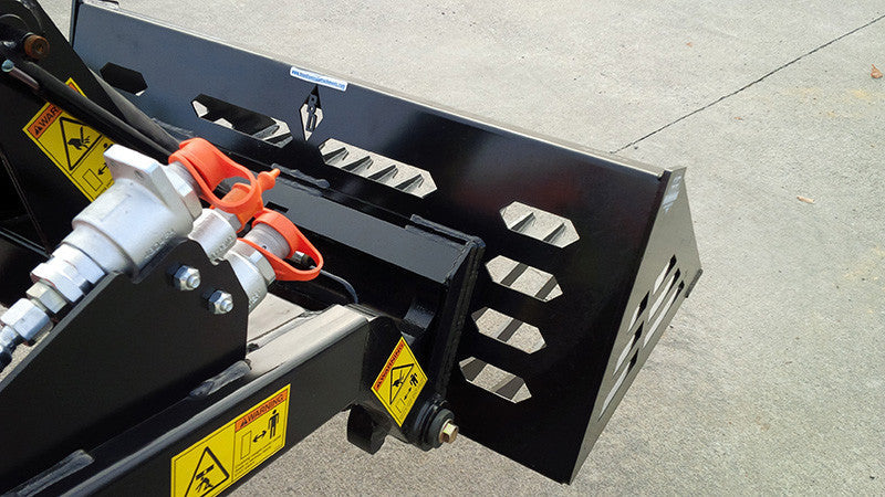 Blue Diamond Rock Bucket For Mini Skid Steer - Image 4