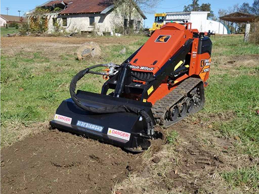 BLUE DIAMOND Rototiller for Mini Skid Steer - Image 3