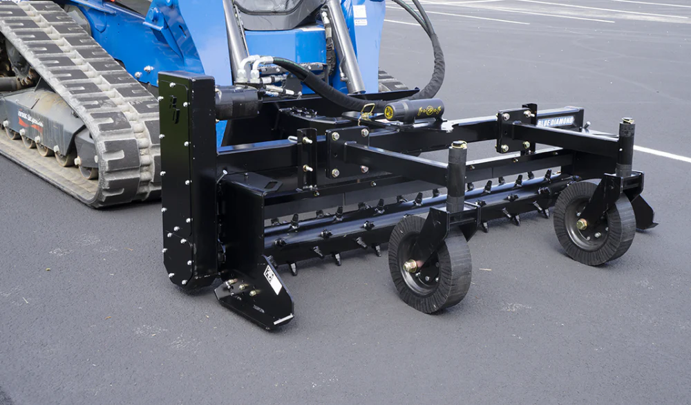 BLUE DIAMOND SEVERE DUTY SKID STEER POWER RAKE, MANUAL ANGLE - Image 7