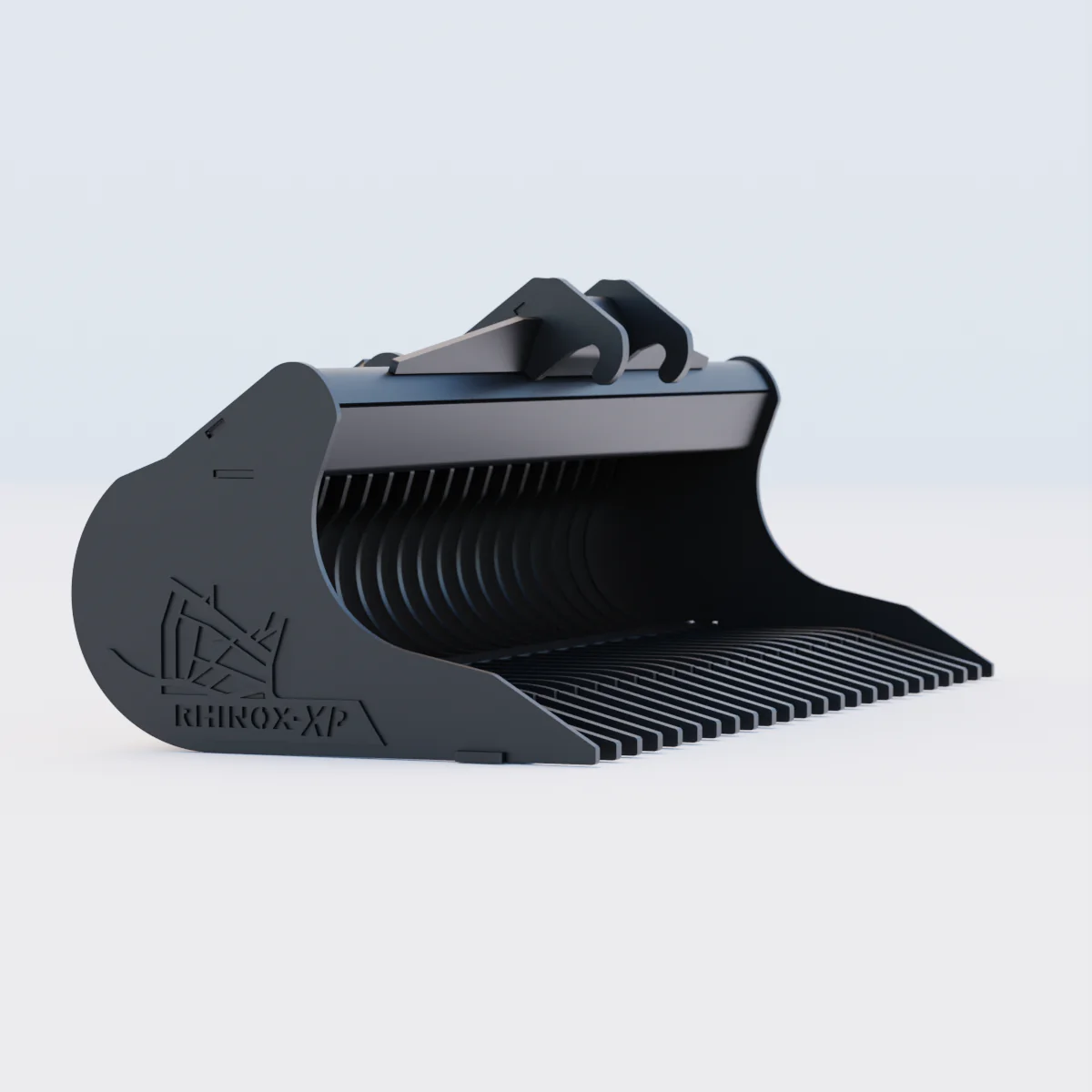 Bobcat E60 X-CHANGE Rake Riddle Bucket 60" / 1500mm - Image 2