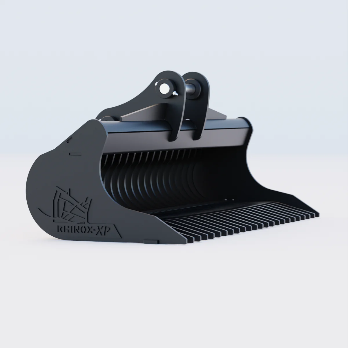 Bobcat E88 Rake Riddle Bucket 60" / 1500mm - Image 2