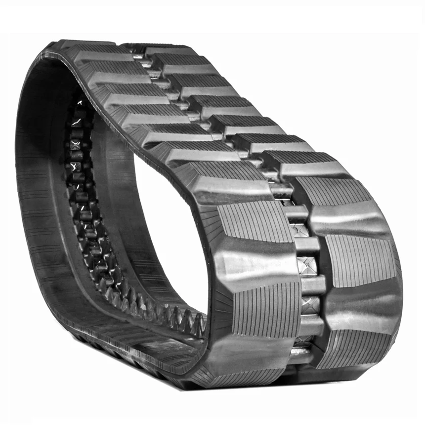 Bobcat T590 Rubber Track 400x86x49 ( 16" ) Staggered Block Pattern - Image 8