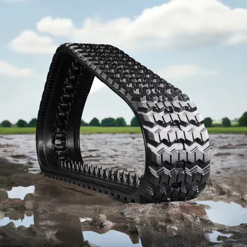 Bobcat T76 Rubber Track 400x86x53 ( 16" ) Zig Zag Pattern - Image 3