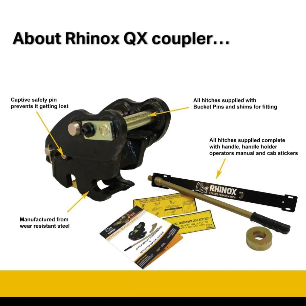 CAT 301.7D Mechanical Pin Grab Autolock Quick Coupler - Image 2