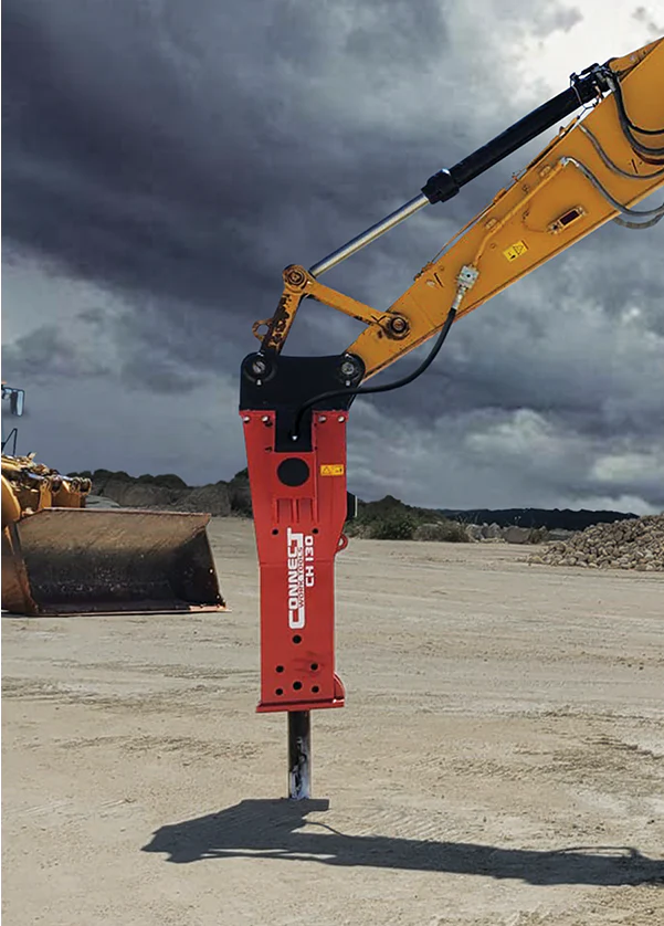 Connect Work Tools | CH Series Hammer for Excavator | 32,000 to 140,000+ lbs