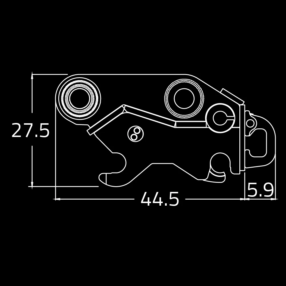 WAIN ROY 80MT Coupler Systems for excavators 160,000 to 200,000 lbs., Wain Roy interface couplers - Image 4