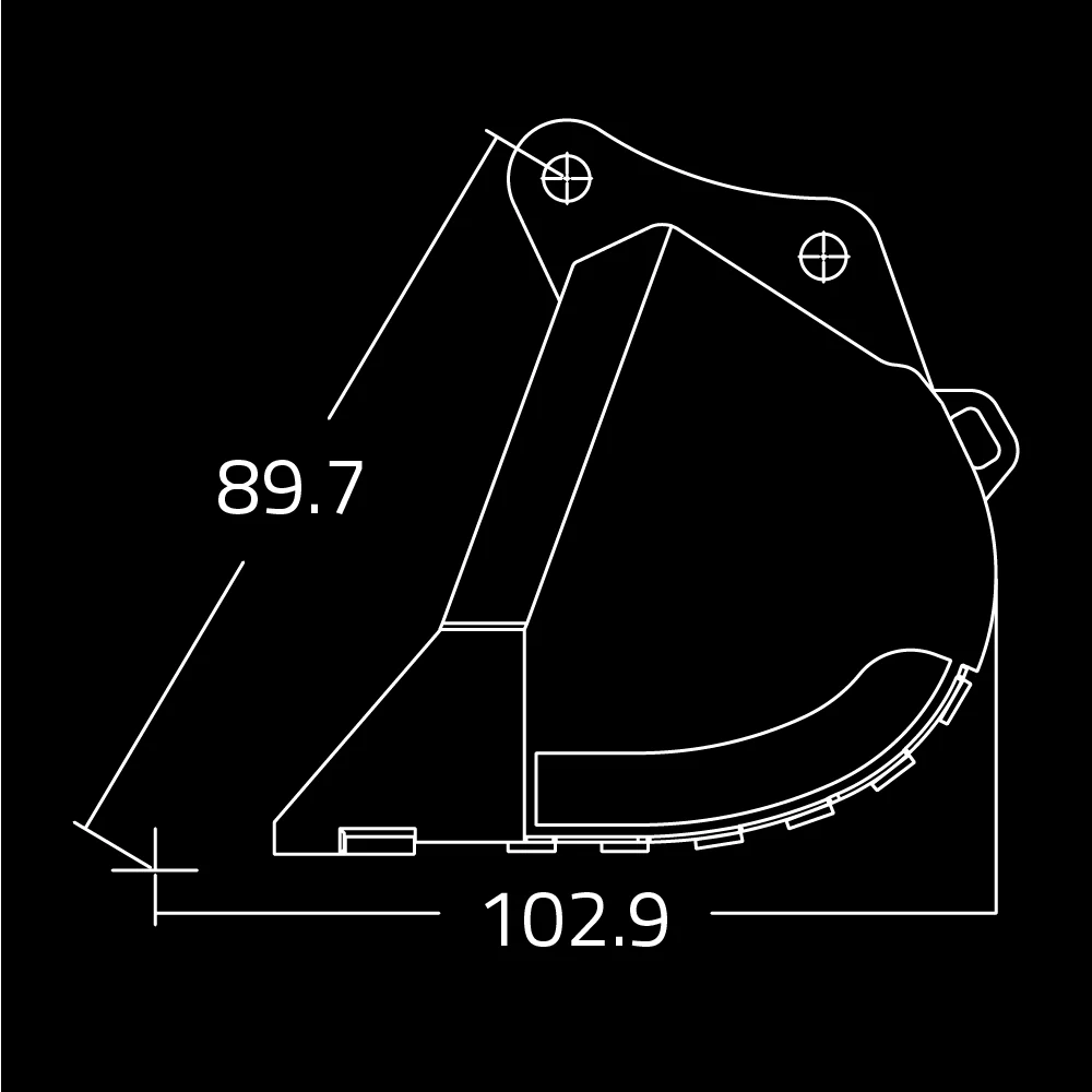 WAIN ROY | Dirt Buckets for Excavators (160,000 - 200,000 lbs.) - Image 4