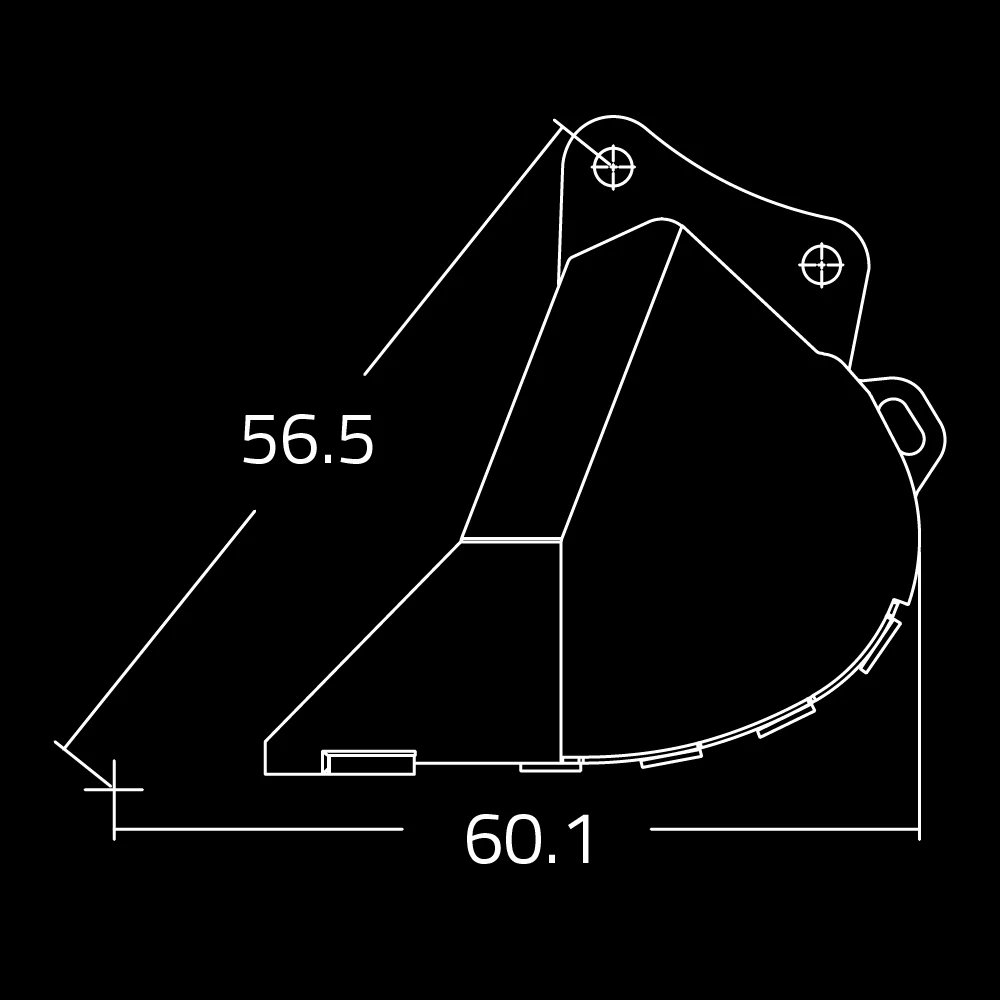 WAIN ROY | Dirt Buckets for Excavators (30,000 - 41,000 lbs.) - Image 6