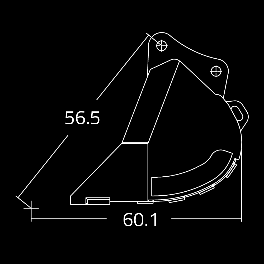 WAIN ROY | Dirt Buckets for Excavators (30,000 - 41,000 lbs.) - Image 7