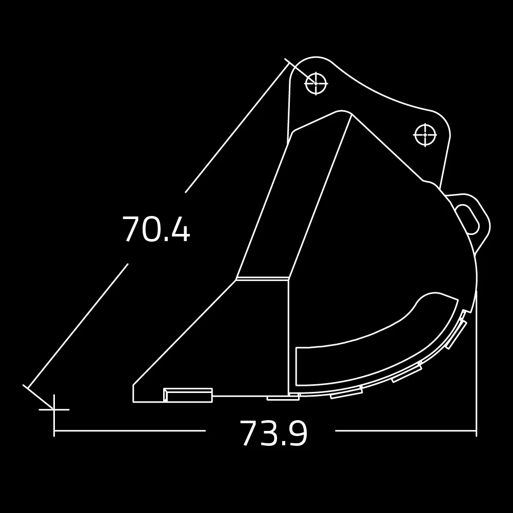 WAIN ROY | Dirt Buckets for Excavators (65,000 - 95,000 lbs.) - Image 7