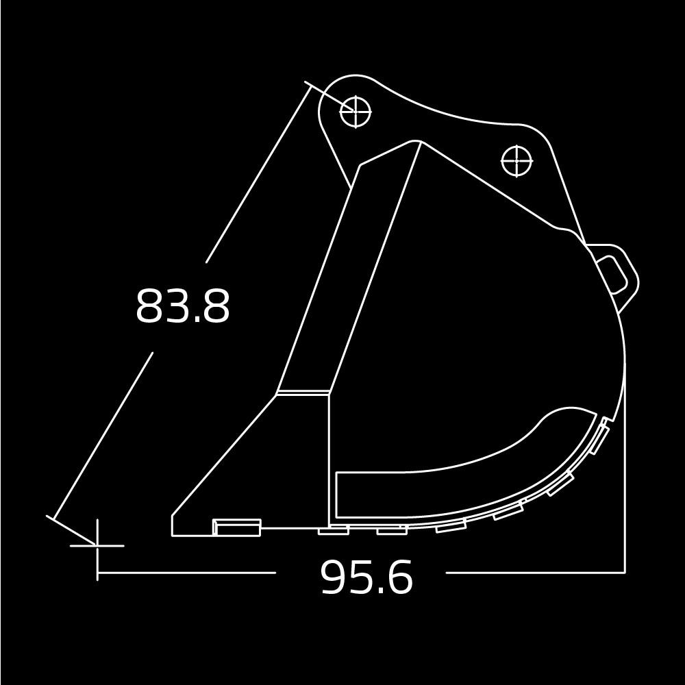 WAIN ROY | Dirt Buckets for Excavators (110,000 - 160,000 lbs.) - Image 4