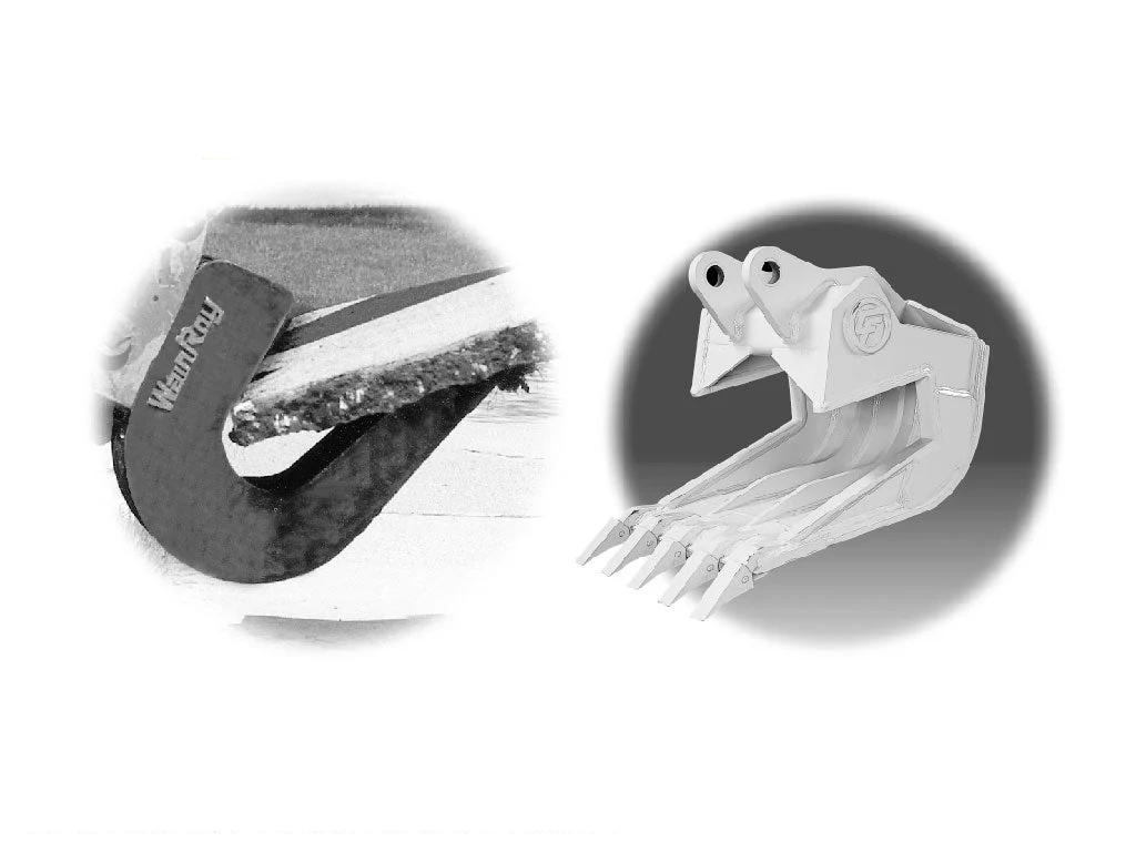 WAIN ROY | Pavement Slab Removal buckets for Excavators (20,000 - 65,000 lbs.)