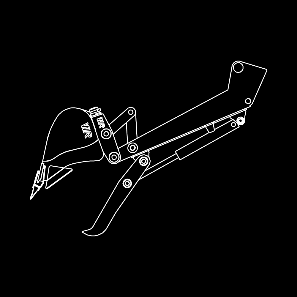 WAIN ROY Quick Change Weld on Hydraulic Thumb For Excavators and TLB - Image 2