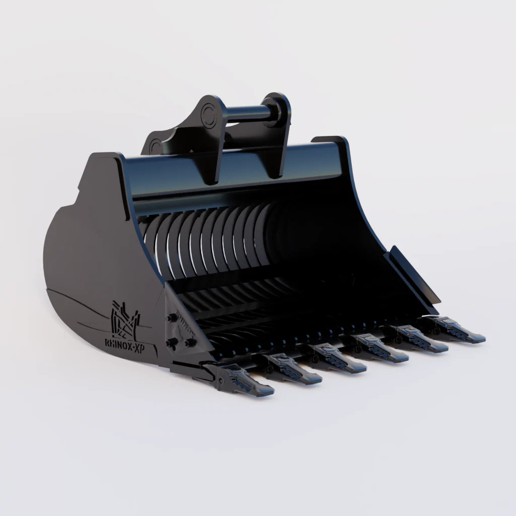 Deere 210 P-Tier Excavator Riddle / Skeleton Bucket - 60" Heavy Duty
