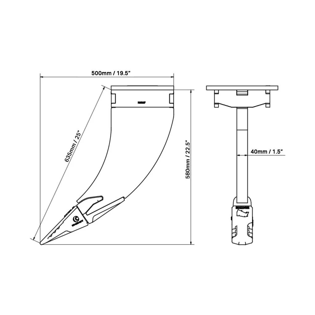 Deere 110TLB Quick Attach Ripper Tooth - Image 2