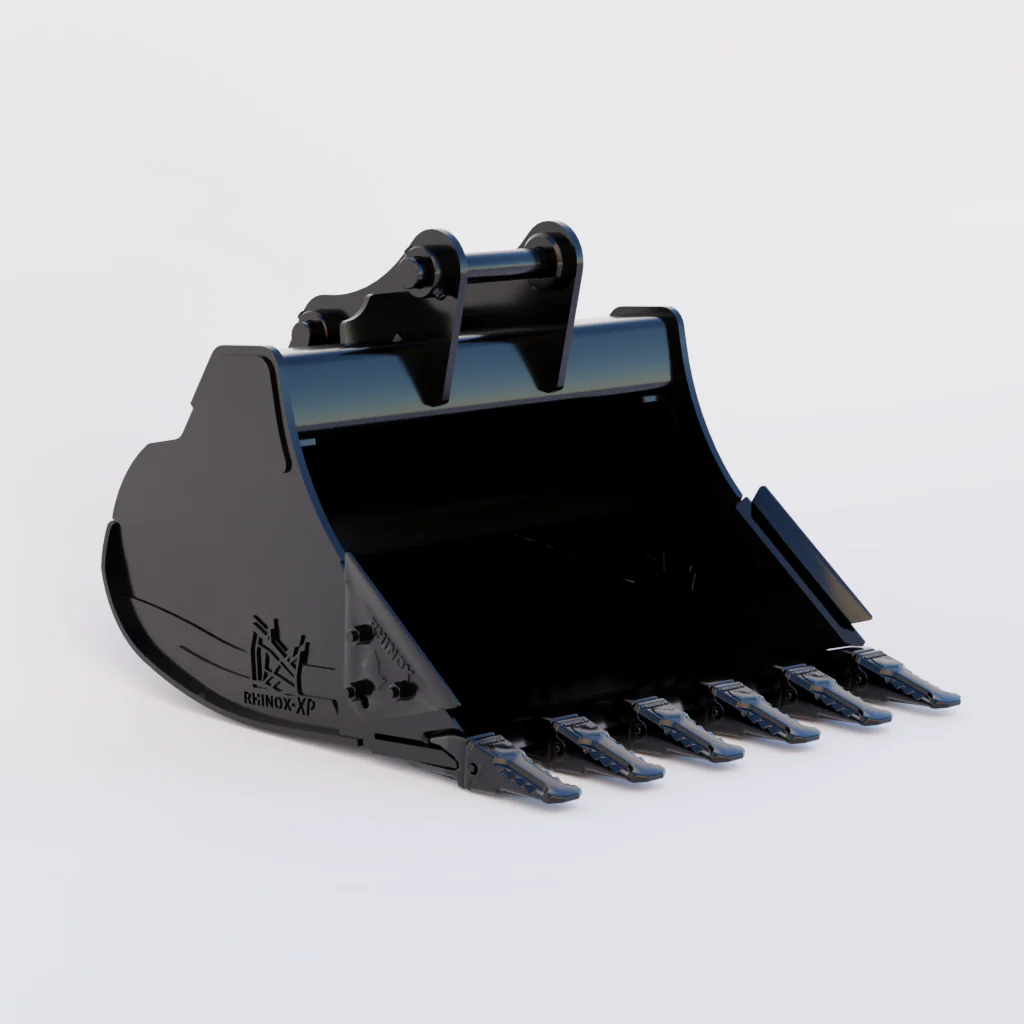 Develon DX140LCR-7 Excavator Bucket - 48" Heavy Duty Digging Bucket