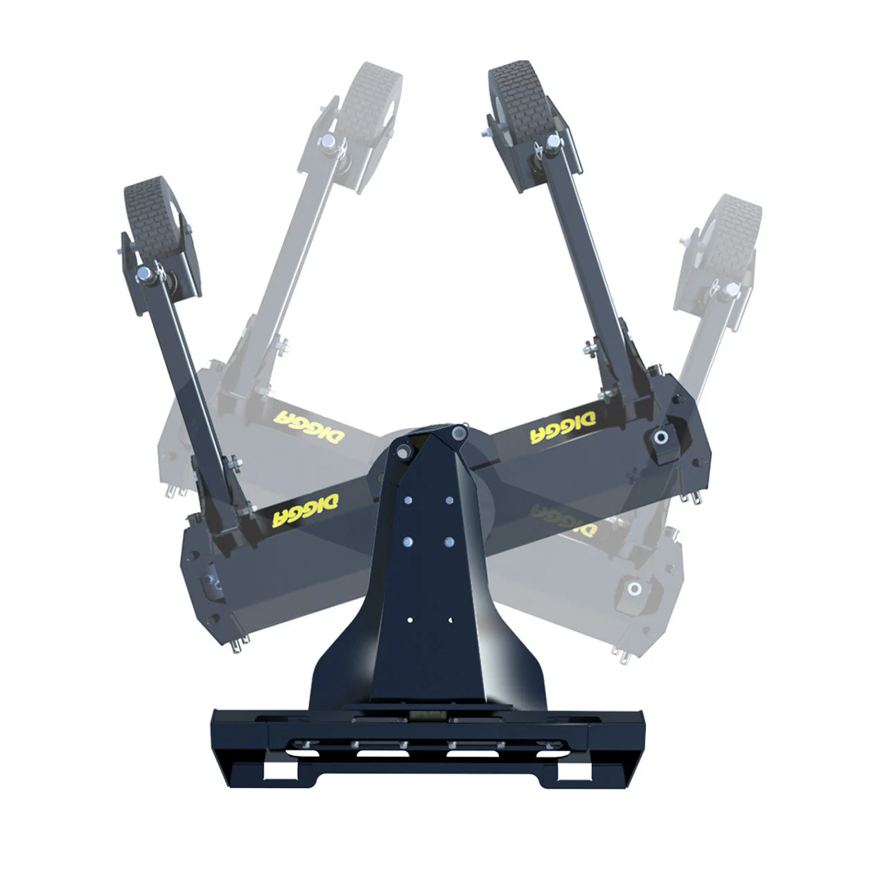 Digga Mini Skid Steer Loader Soil Conditioner Power Rake - Image 8