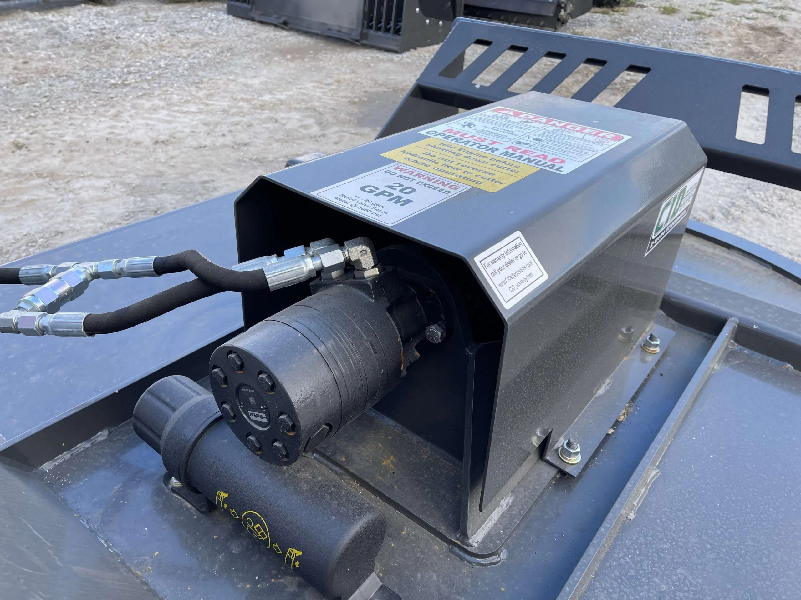 CID Heavy Duty Gearbox Brush Cutter For Skid Steer - Image 7