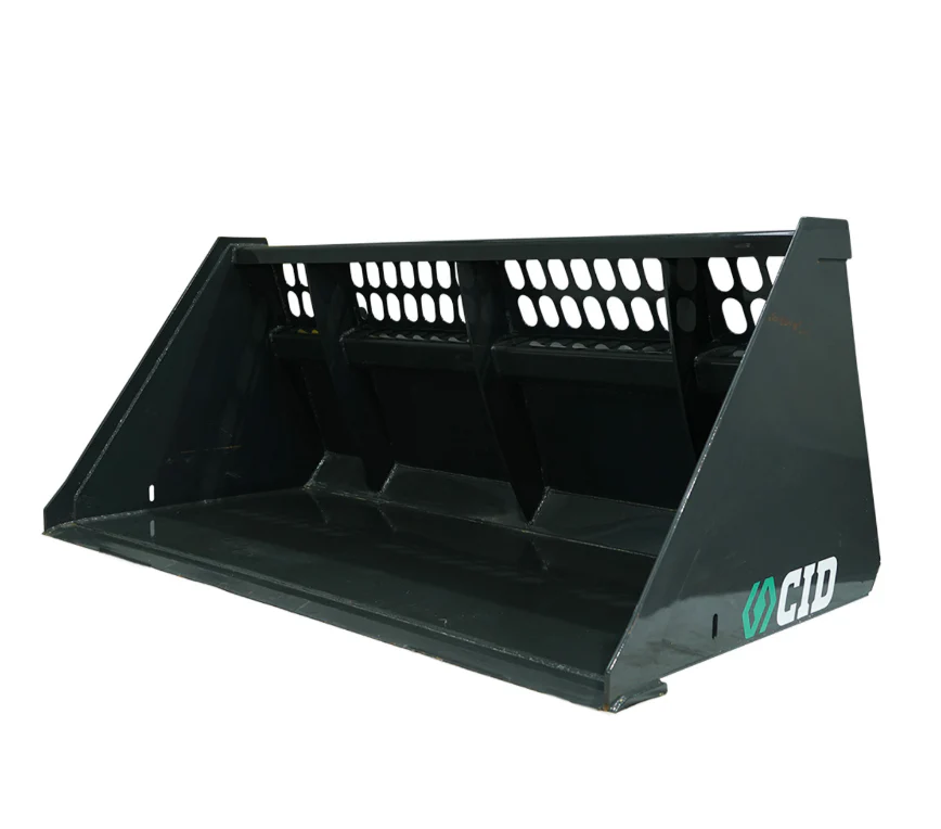 CID SnowNLitter Bucket High Capacity For Skid Steer