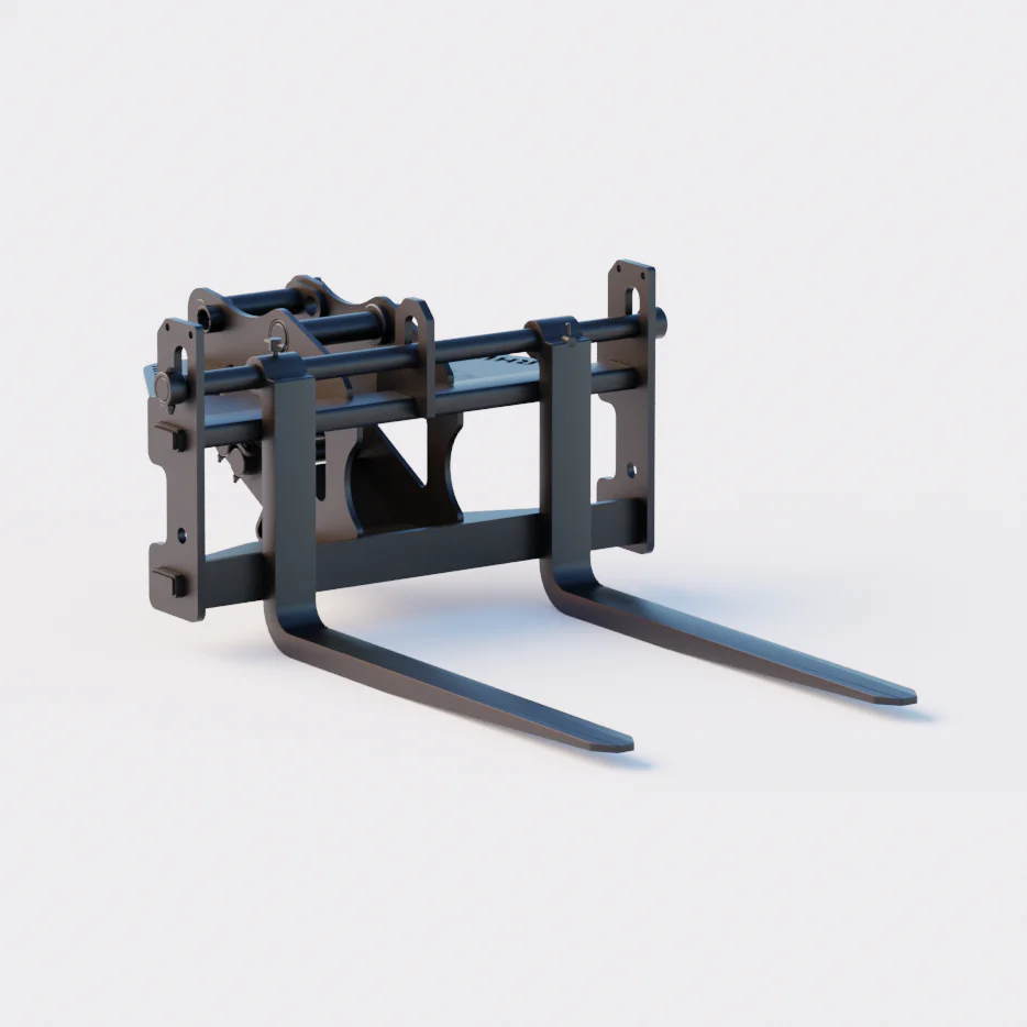 Hitachi ZX85USB Pallet Forks
