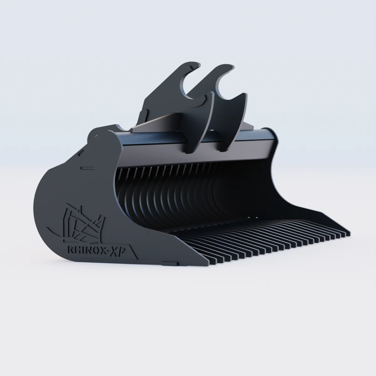 Kubota KX080 Quick Attach Rake Riddle Bucket 60" / 1500mm - Image 2