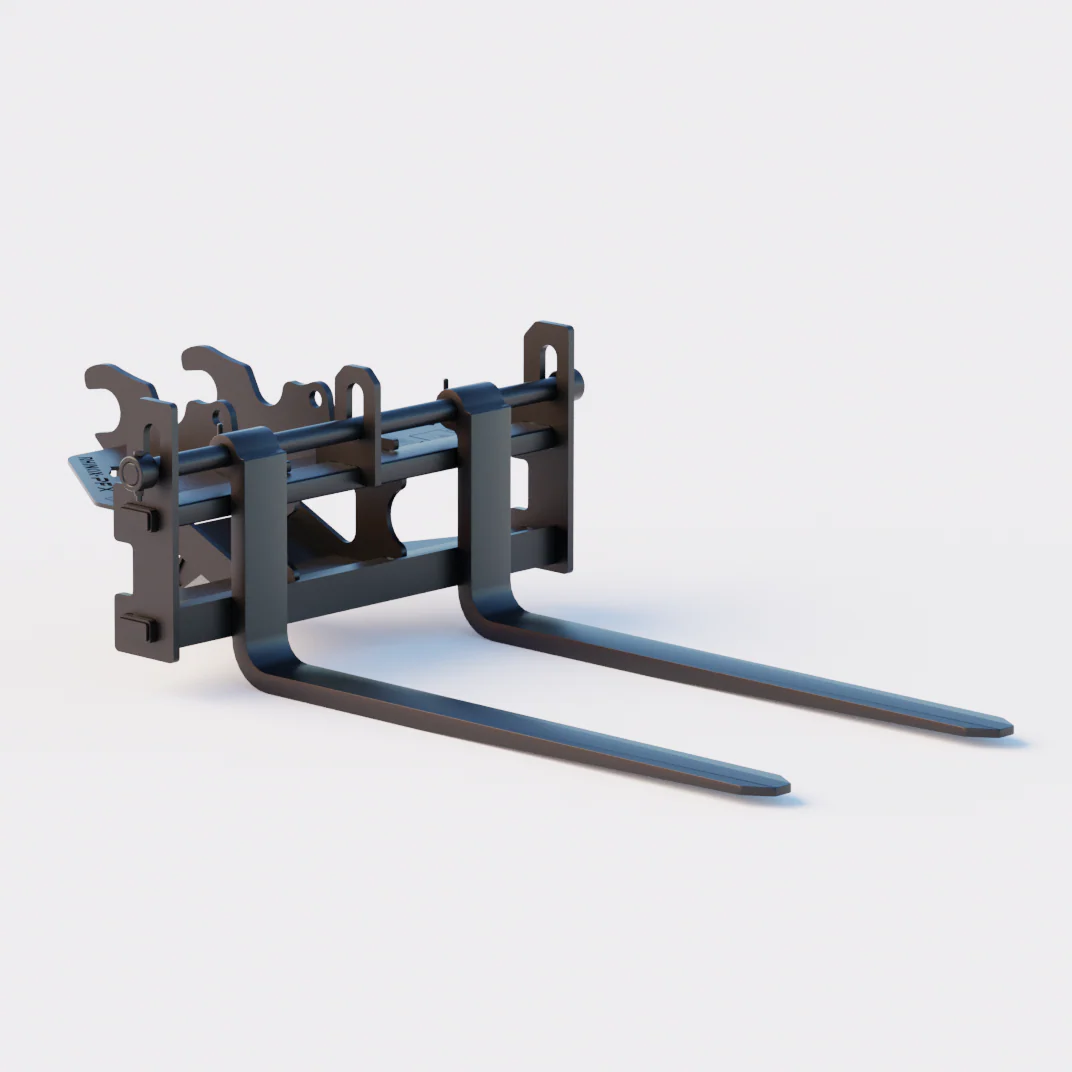 Kubota KX030-4 Quick Attach Pallet Forks