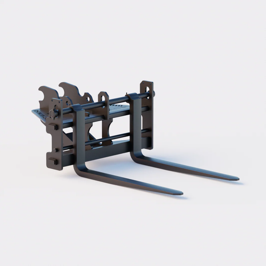 Kubota KX057 Quick Attach Pallet Forks