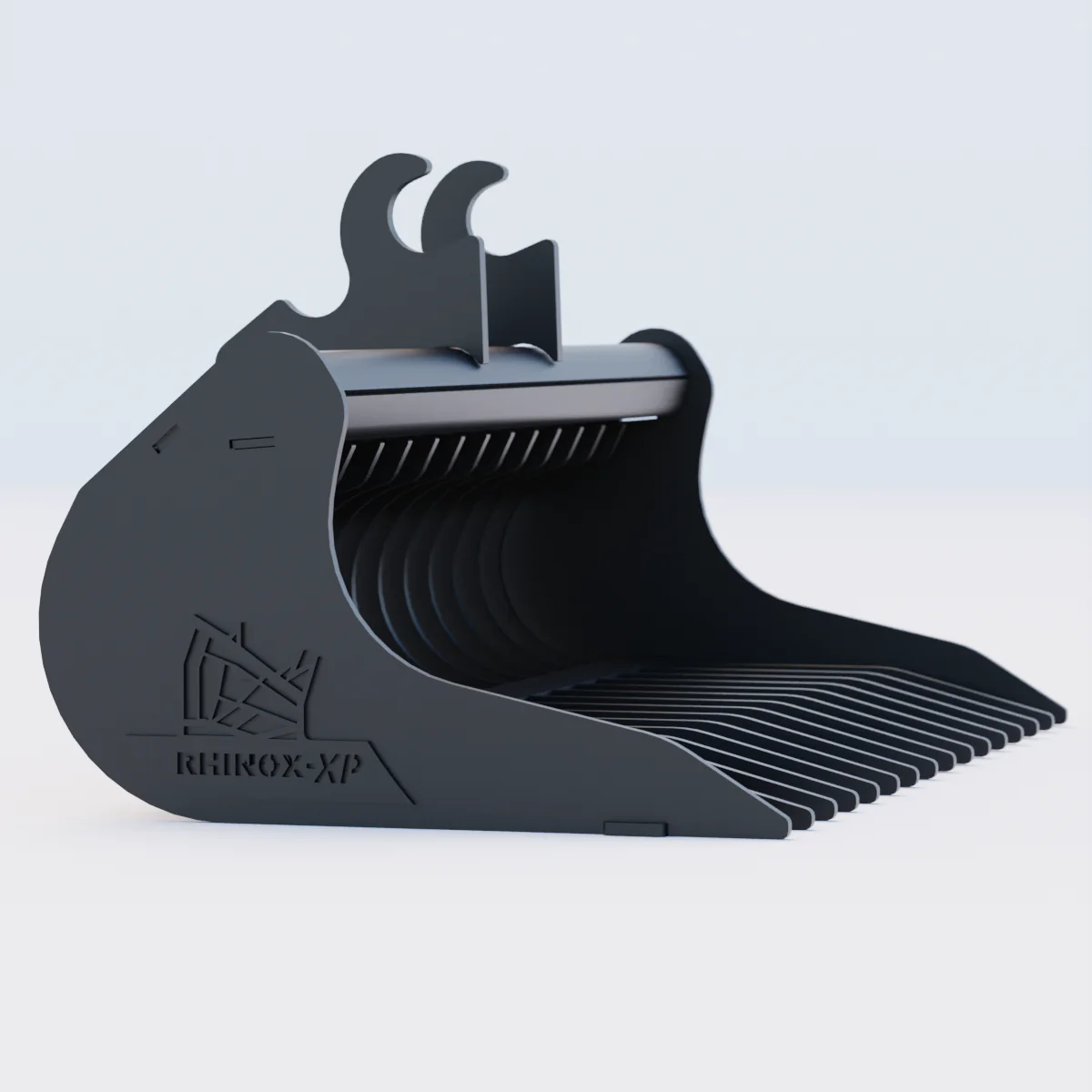 Kubota KX41-3 Quick Attach Rake Riddle Bucket 36" / 900mm - Image 3