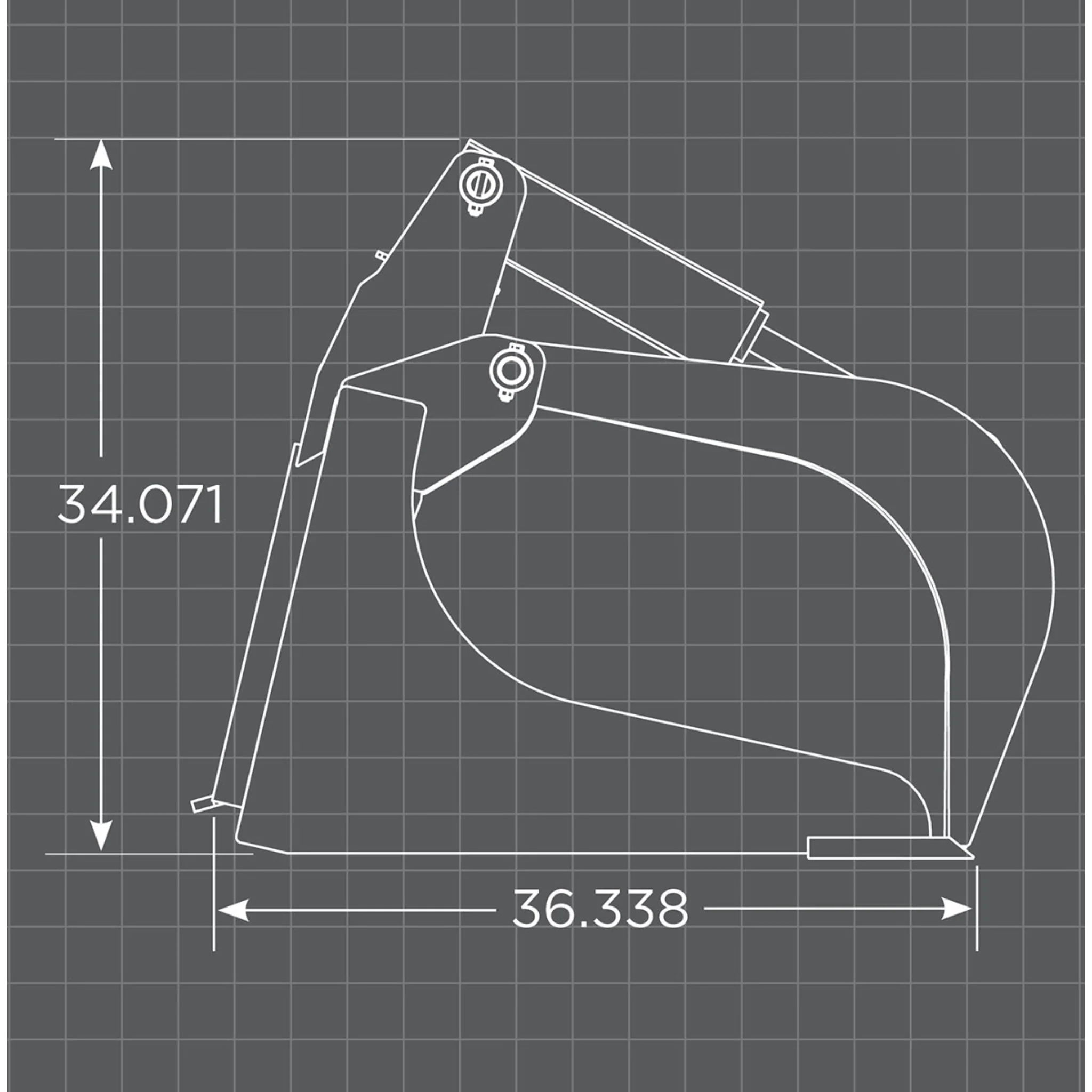 Loflin Fabrication | Skid Steer Xtra Heavy Duty Grapple Bucket - Image 2