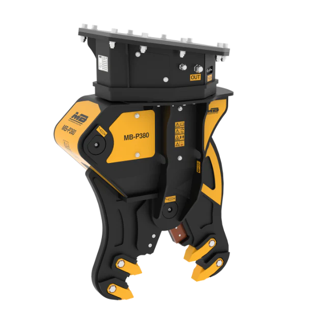 MB Crusher Demolition Pulverizer | Model MB-P380 | Overall Width 13" | Hydraulic Flow Rate 5–7 GPM | Machine Size 3-7 Ton | For Excavators, Backhoe Loaders & Skid Steer - Image 8