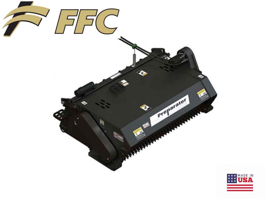 Paladin / FFC Preparator Landscape Rake for Skid Steer - Image 3