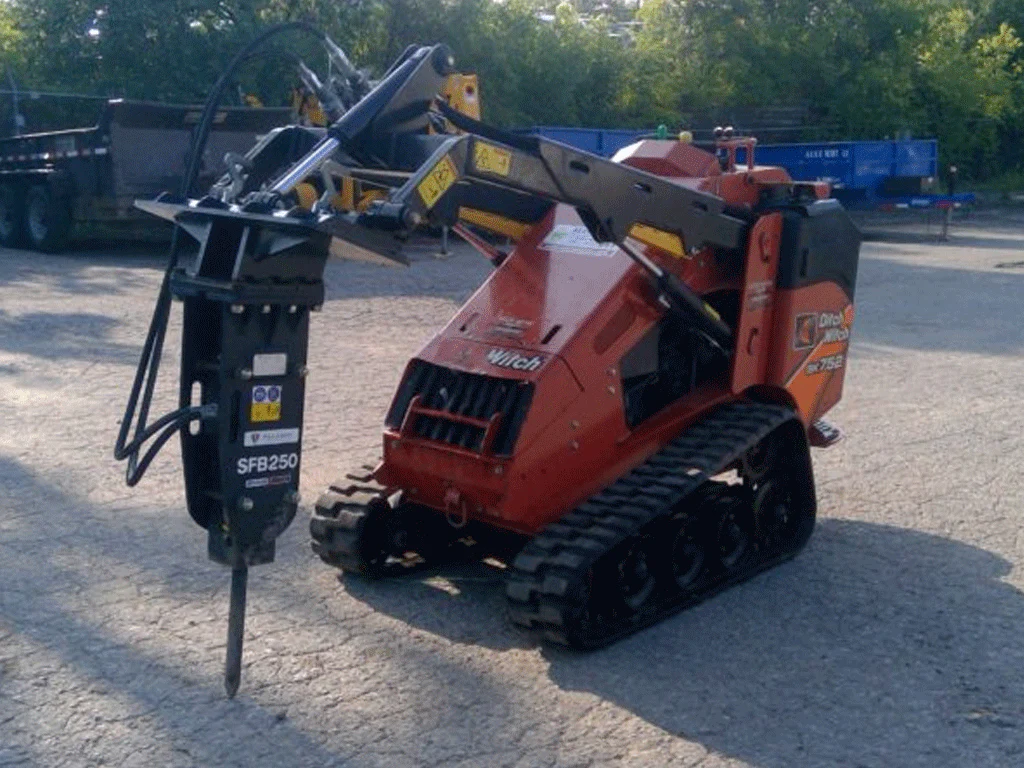 Paladin / Strike Force Hydraulic Hammers For Mini Skid Steer Loaders - Image 3