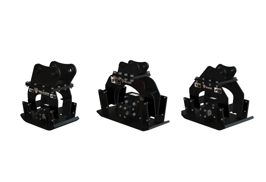 Paladin Strikeforce EX TCP Vibratory Plate Compactors for Skid Steer Excavator 5000-28000 Lbs.