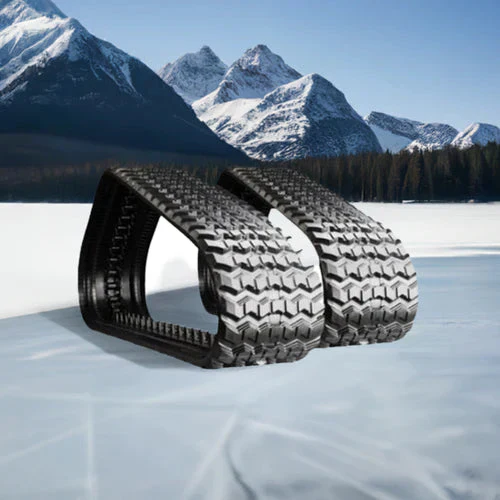 Set of John Deere 331G Rubber Tracks 450x86x58 ( 18" ) Zig Zag Pattern - Image 2