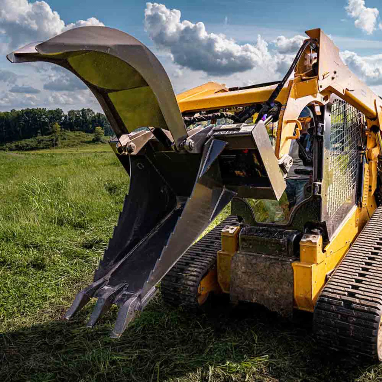 CID Stump Bucket Grapple Xtreme Duty For Skid Steer - Image 2