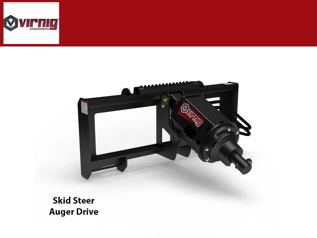 Virnig High Torque Auger Drive For Skid Steer - Image 2
