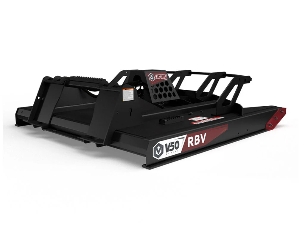 Virnig V50 Rotary Brush Cutter Open Front for Skid Steer Loader - Image 4