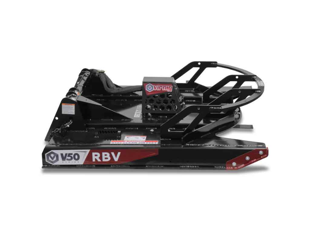 Virnig V50 Rotary Brush Cutter Open Front for Skid Steer Loader - Image 8