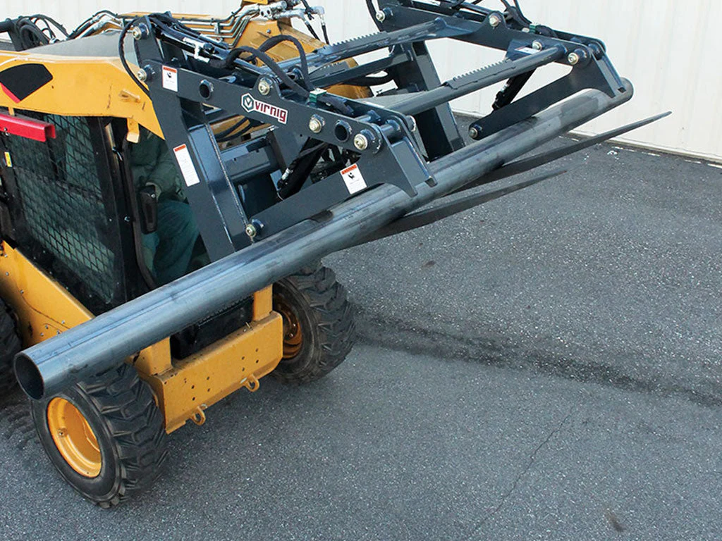 Virnig V60 Four-Cylinder Pipe Pallet Fork Grapple (SSL) (CTL) - Image 4