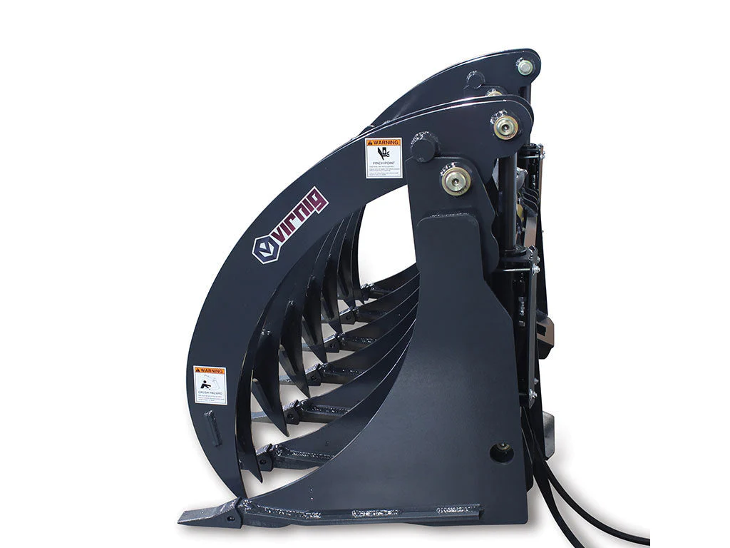 Virnig V60 Root Rake Grapple for Skid Steer Loader - Image 3
