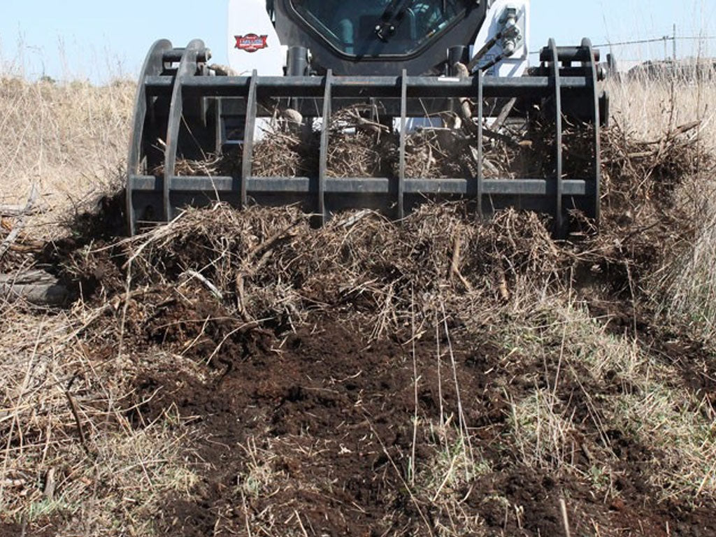 Virnig V60 Root Rake Grapple for Skid Steer Loader - Image 9